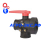 Кран 45531116 3-х ходовый шаровый 1"1/2 с патрубком d40
