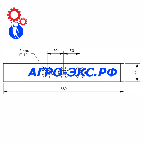 Долото РЗЗ.09.02.400 двустороннее РЗЗ_02